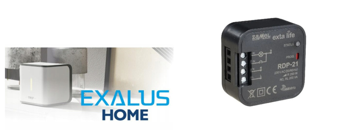 Radiowy ściemniacz dopuszkowy Zamel Exta Life RDP-21